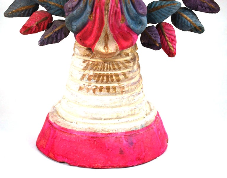 Mid Century Xmas Mexican Ceramic Tree of Life 5