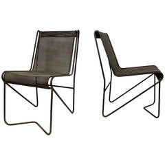 Pair of Mathieu Mategot "Casablanca" Side Chairs, circa 1950, France