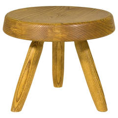 Charlotte Perriand Low Stool, circa 1960, France Charlotte Perriand Low Stool, circa 1960, France