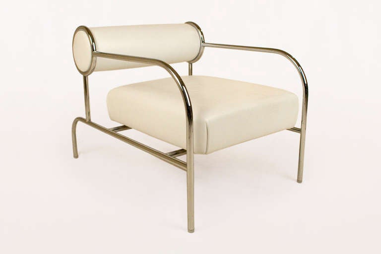 Pair Of Armchairs By Shiro Kuramata (1934 - 1991), circa 1982 In Excellent Condition In Girona, Spain