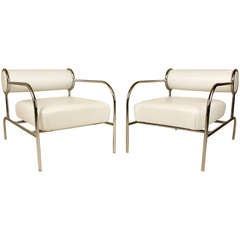 Pair Of Armchairs By Shiro Kuramata (1934 - 1991), circa 1982