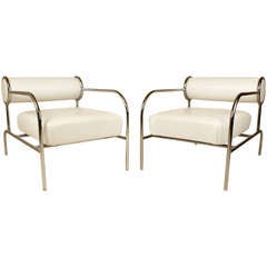 Pair Of Armchairs By Shiro Kuramata (1934 - 1991), circa 1982