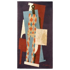 Pablo Picasso "Harlequin" Wool Tapestry, circa 1990, Netherlands