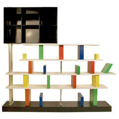 Vintage Exceptional Bookshelf By Ettore Sottsass, Italy, 1985