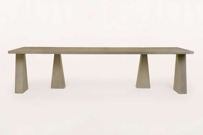 A Pietra Serena console table by Angelo Mangiarotti, Italy, circa 1970
Excellent condition
Mid century modern