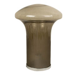 Lampe de bureau en verre « Mushroom » de Venini, vers 1960, Italie