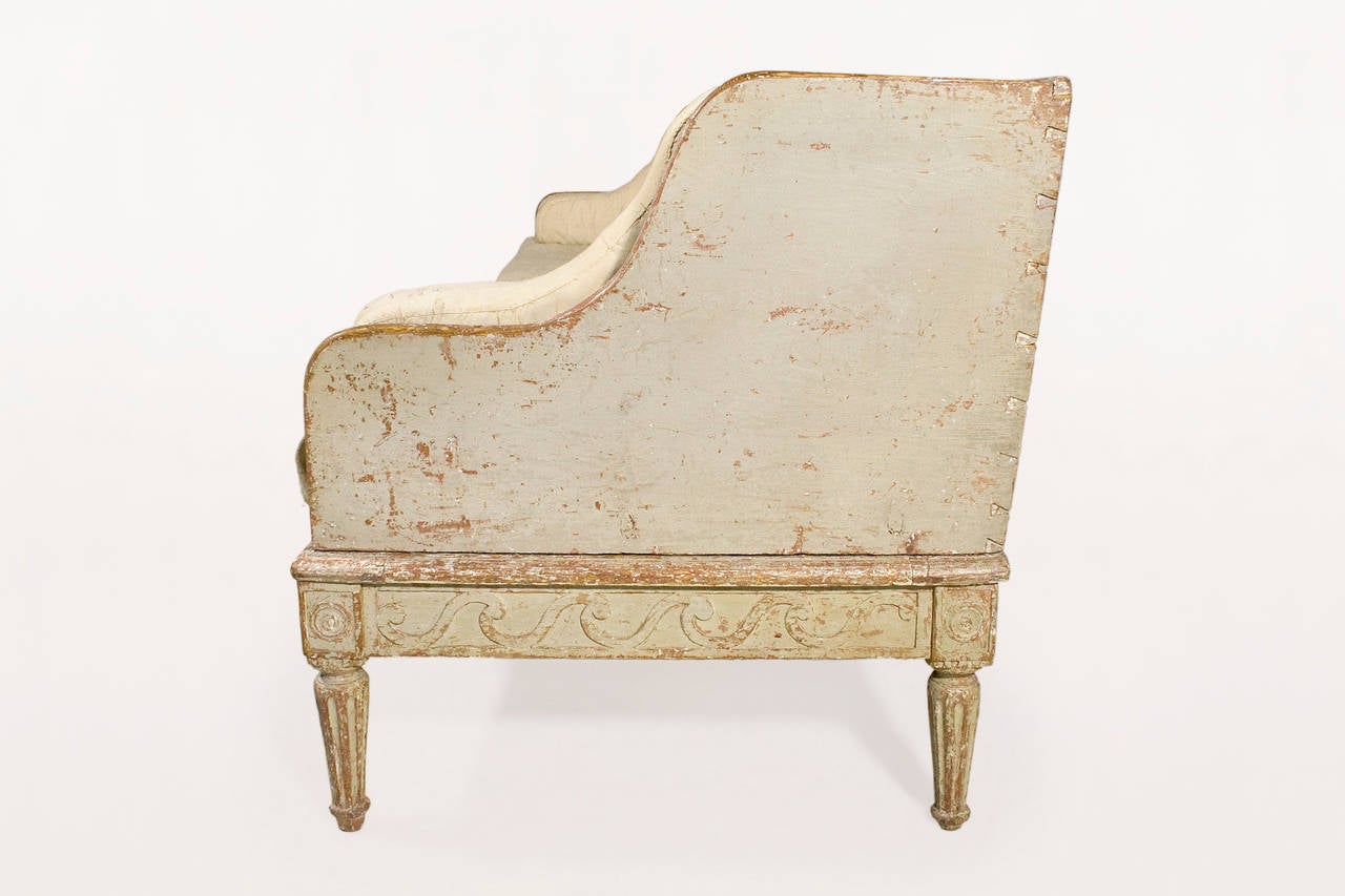 Gustavian Magnificent, Rare, Large and Elegant 18th Century Swedish Sofa