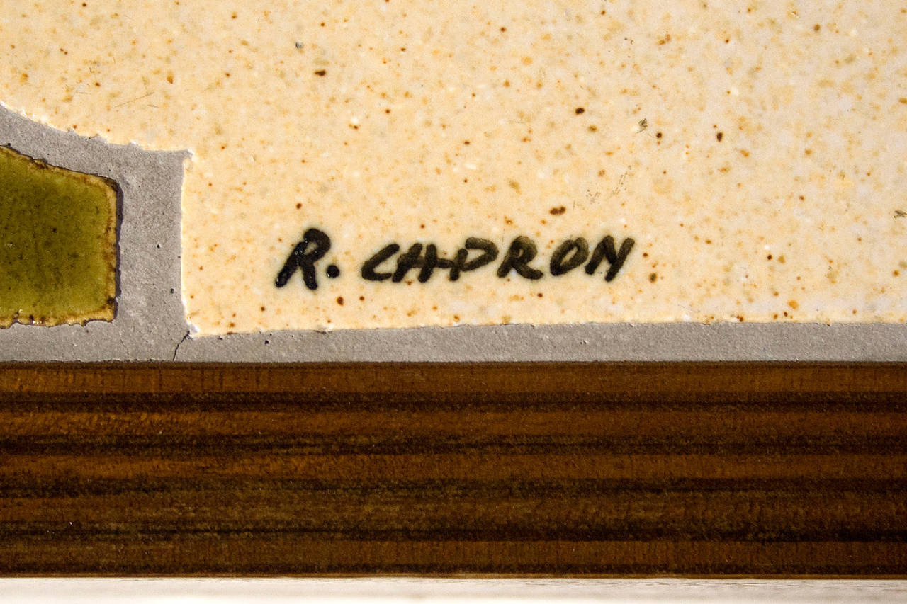 20th Century Roger Capron Ceramic Coffee Table, circa 1960, France