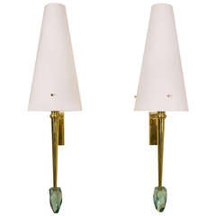 Pair of Rida Style Sconces, Italy, circa 1990 2