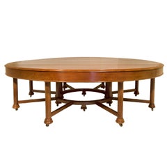 Exceptional 19th Century Mahogany Dining or Library Table