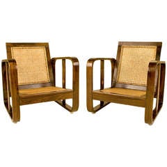 Pair Of Colonial 1930's Armchairs