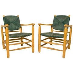 Pair Of Charlotte Perriand Armchairs, Circa 1950
