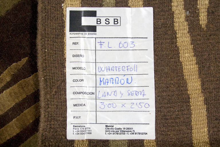 Frank Lloyd Wright "Waterfall Stripe" Rug, circa 1990, USA at 1stdibs