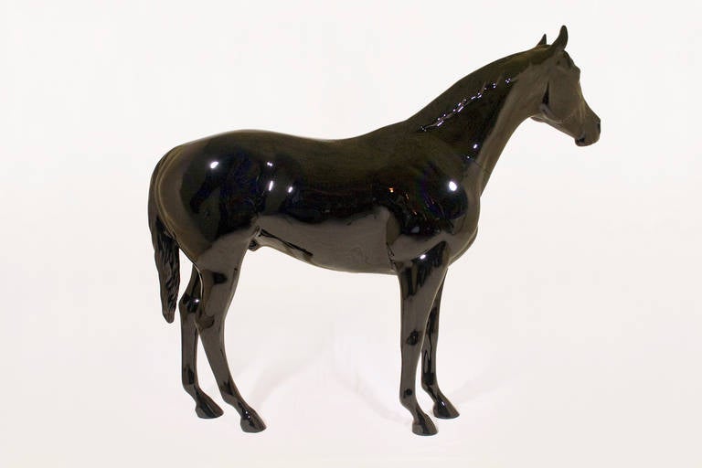 life size fiberglass horse