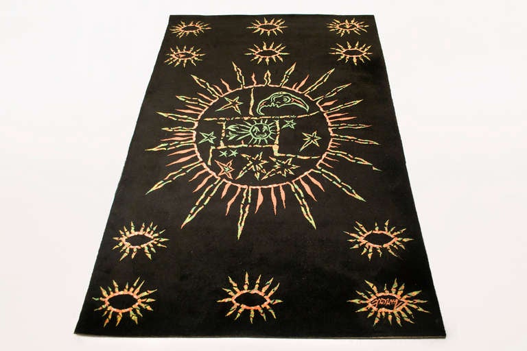 Carpet By Jean Lurçat, circa, 1960
France. 
Wool. Made by the 