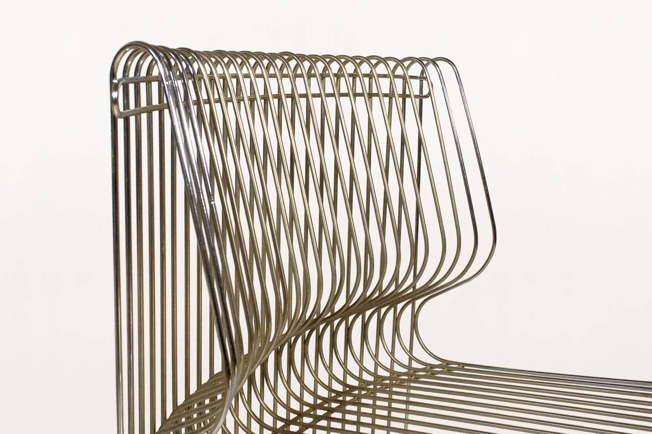 Pair of Pantonova Slipper Chairs by Verner Panton, circa 1960, Denmark 1