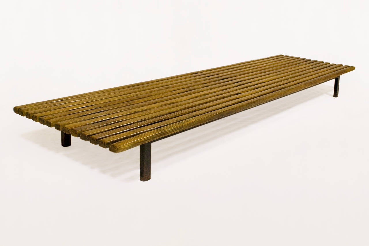 Charlotte Perriand "Cansado" Bench, France, circa 1950