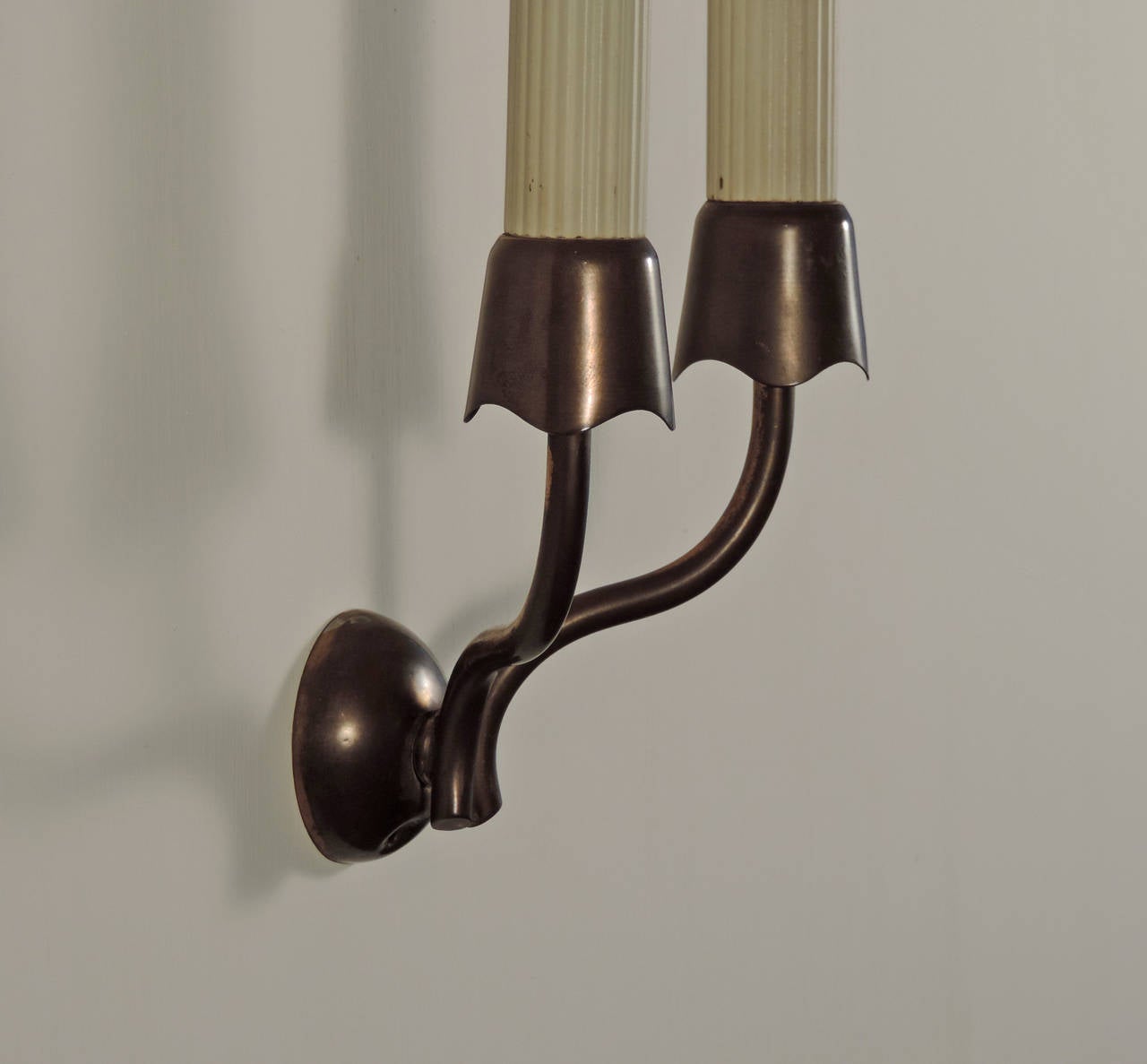 Mid-Century Modern Rare Gino Sarfatti Model No. 144 Wall Lights for Arteluce