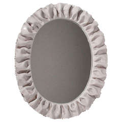 A Magnificent Italian Glazed Ceramic Mirror
