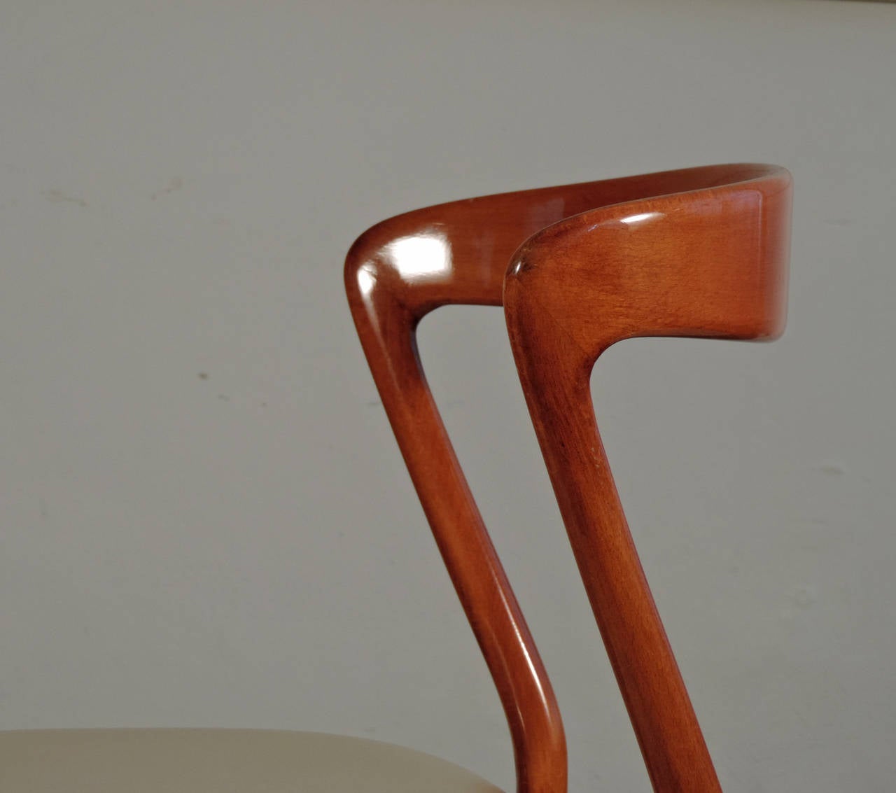 Mid-Century Modern Splendid Set of Six Surreal Dining Chairs