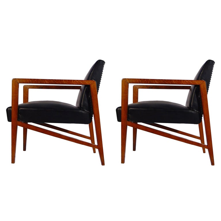 Arch. Mario Dal Fabbro armchairs For Sale