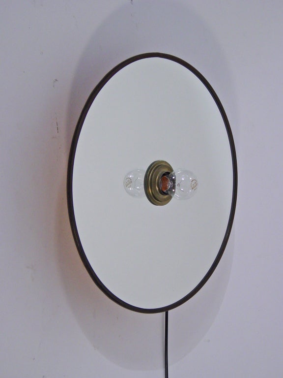 Ezio Didone mirror lamp for Valenti