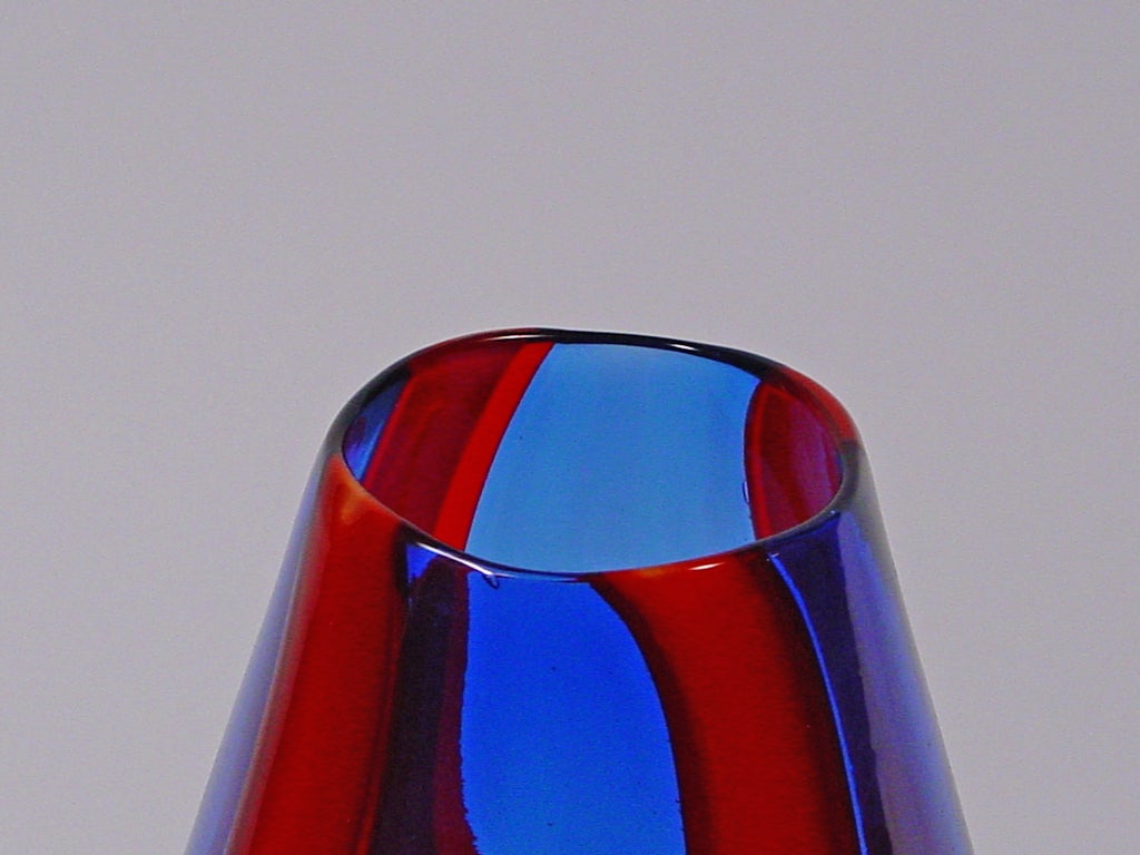 Rare Fulvio Bianconi Vase for Venini 1