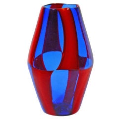 Rare Fulvio Bianconi Vase for Venini