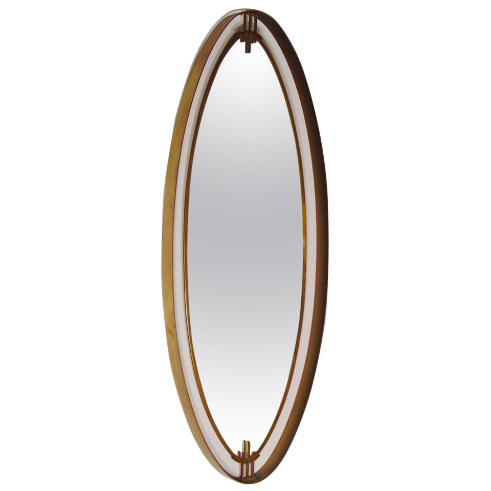 Ettore Sottsass wall mirror for Sant'Ambrogio & De Berti