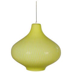 Massimo Vignelli for Venini Ceiling Lamp