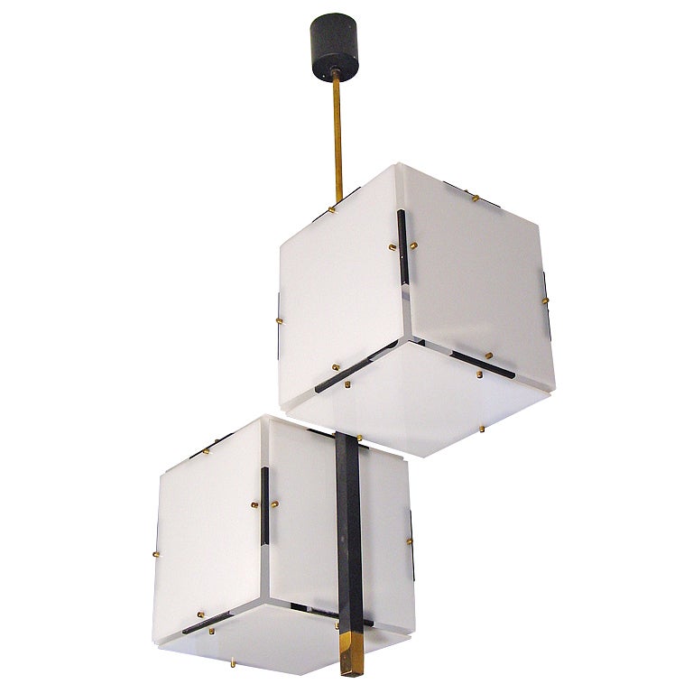 Cubist Stilnovo Ceiling Lamp