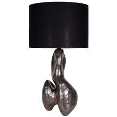 Large Freeform Ceramic Table Lamp