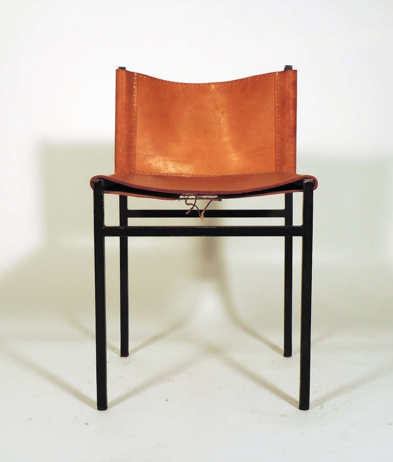 A splendid set of 6 chairs by Paolo Tilche for Arform 1956