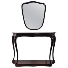 Surreal Italian Console and Mirror 12
