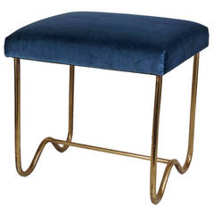 Marvelous 1950s Stool in the Style of Jean Royere