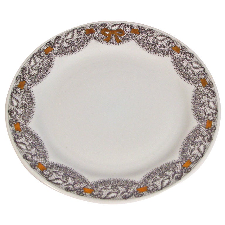 Assiettes Richard Ginori pour Marcel Rochas