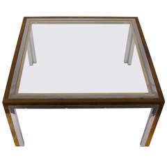 A pair of Italian 1970's low tables