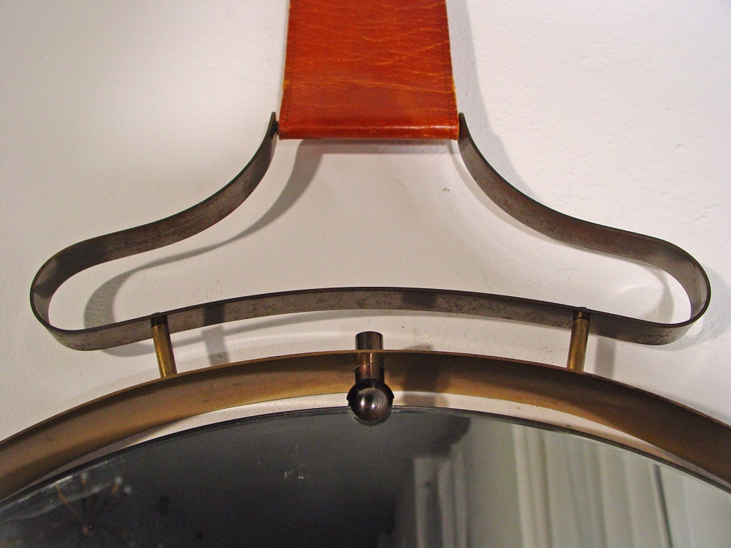 A slick Wall mirror attributed to GUCCI