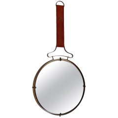 A slick Wall mirror attributed to GUCCI