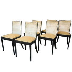 Six Wonderful Chairs in Parchment French