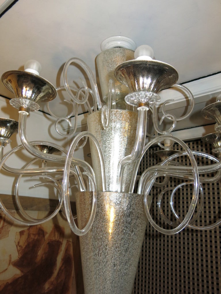 Chandelier of Murano Glass, Italy 1940s In Excellent Condition In Rome, IT