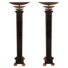 Pair of Italian Art Deco Floor Lamps