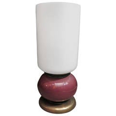 Table Lamps 60s Signed Venini