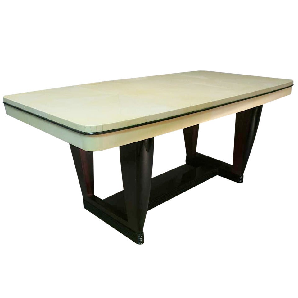 Astonishing Parchment Table at 1stDibs