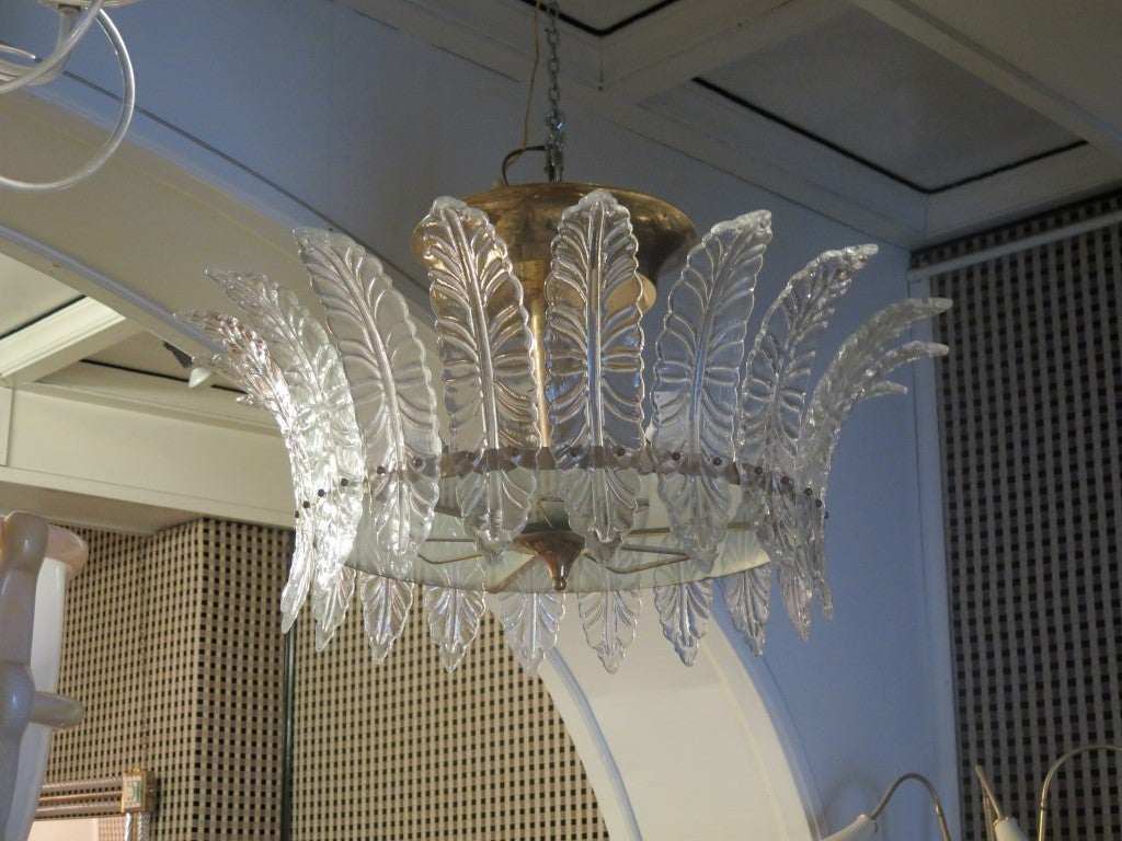 Mid-Century Modern Wonderful Murano Chandelier