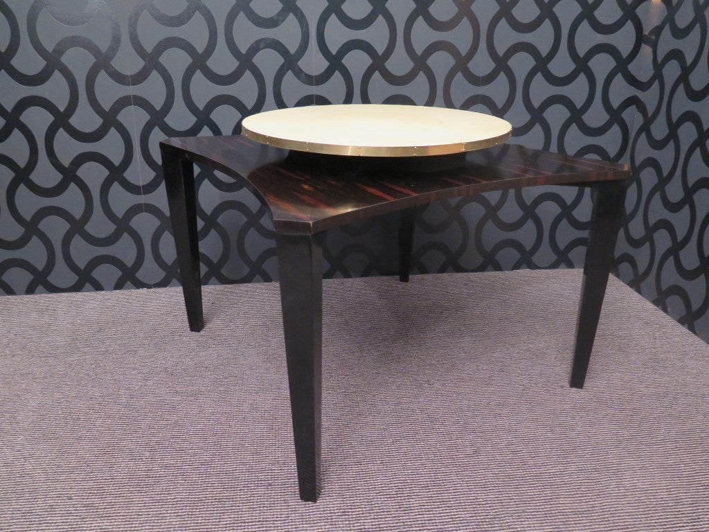 Brass Couple of Side Tables