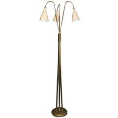 Italian Brass Floor Lamp 9