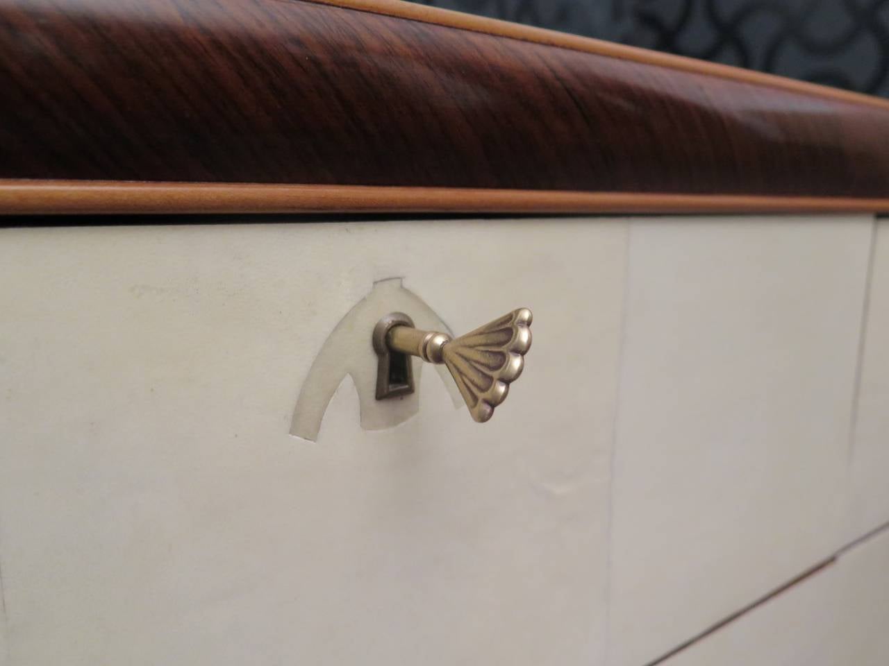 Brass Lovely Italian Art Deco Dresser