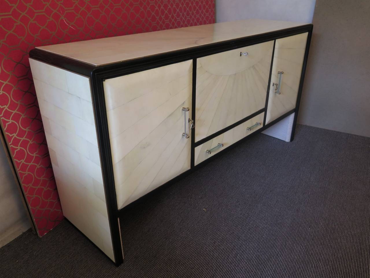 Amazing French Bar/Sideboard in Parchment