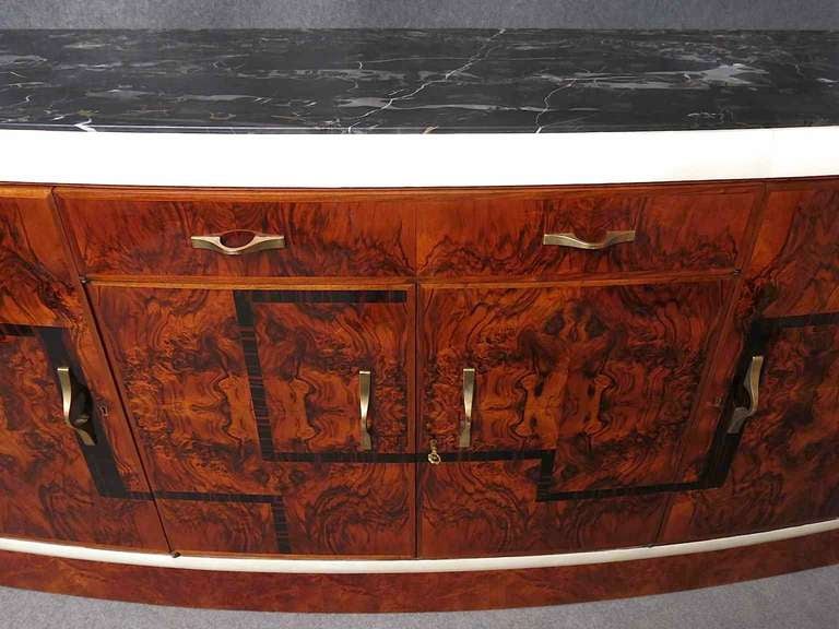 Beautiful Italian Art Deco Buffet In Excellent Condition In Rome, IT